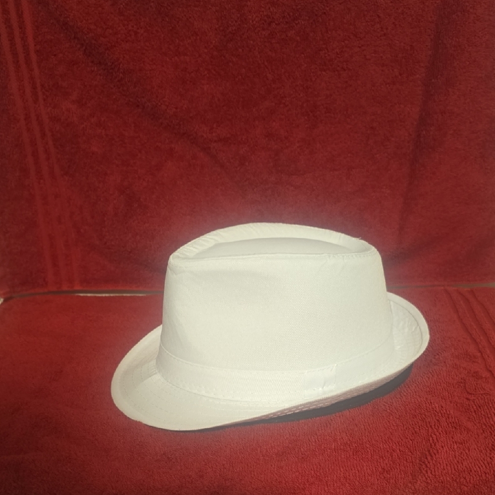 White Classic Fedora Hat